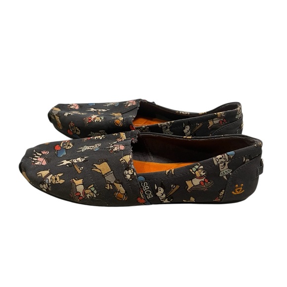 NWOT Bobs From Sketchers Plush Dog Pattern Slide On Shoes Size 8. - Picture 6 of 8